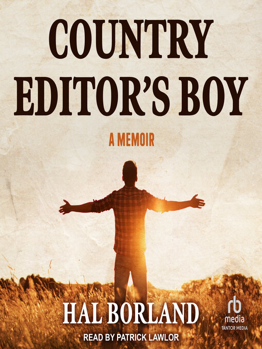 Title details for Country Editor's Boy by Hal Borland - Wait list